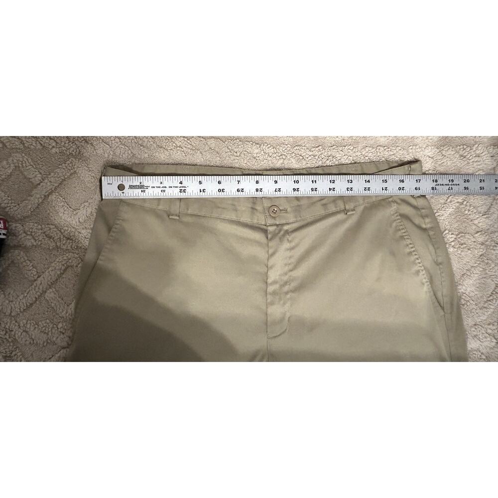 Nike Golf Pants Men’s Size 34x32 Dri-FIT Standard Fit Mid Rise Stretch Khaki - Picture 4 of 5